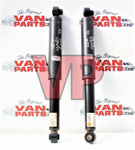 2013 Vauxhall Combo Fiat Doblo - Rear Shock Absorbers PAIR - Low Miles!